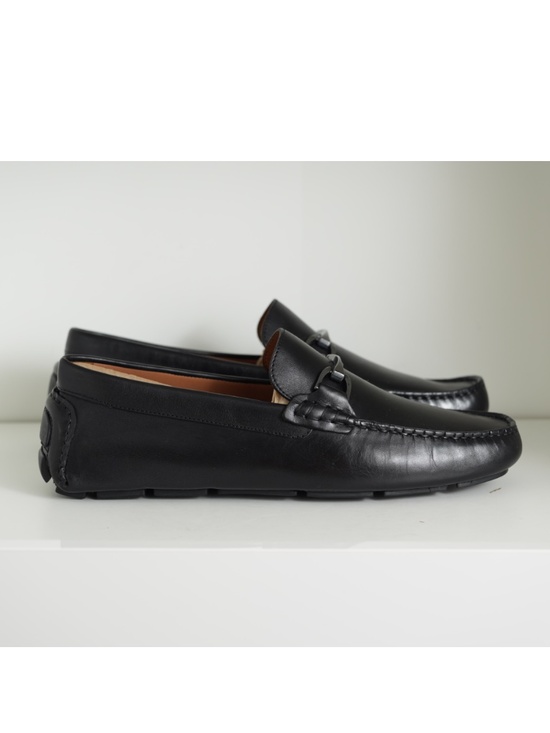 Allen Edmonds Lando Black Leather Bit Driver Loafers Men\'s US 10.5 D main image 4